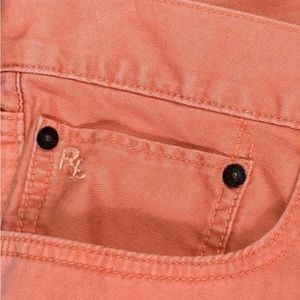 🏇Ralph Lauren Jeans, straight leg 650. Mexican Papaya colour, 100% cotton 32x30